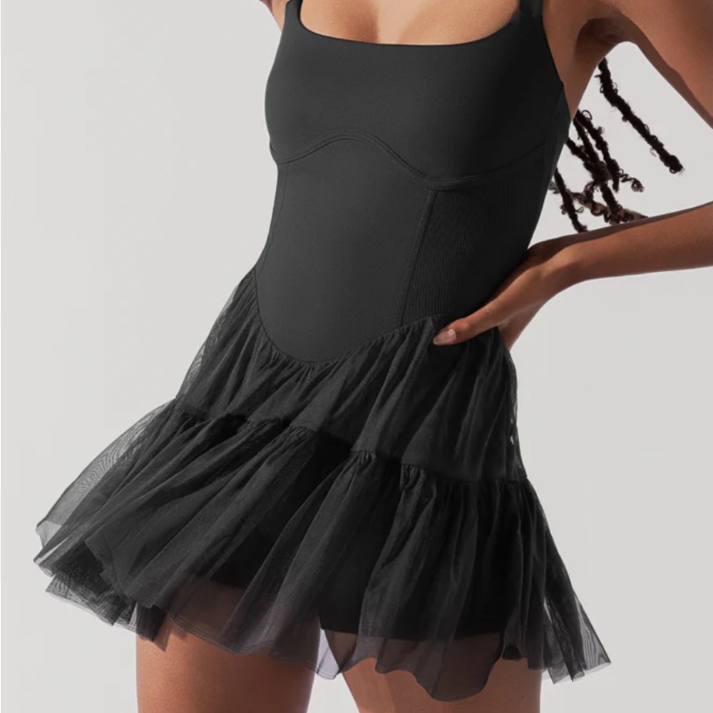POPFLEX Corset Pirouette Dress - Black